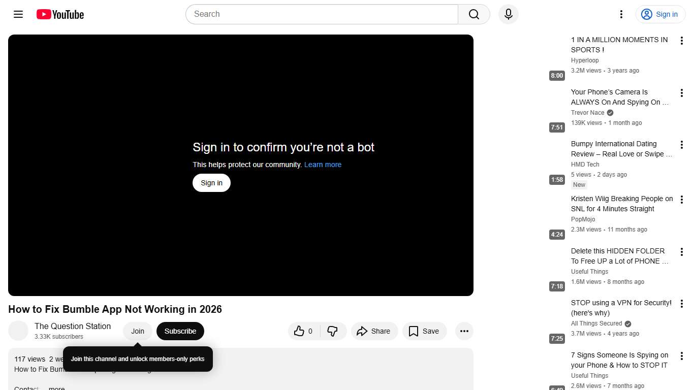 How to Fix Bumble App Not Working in 2026 - YouTube